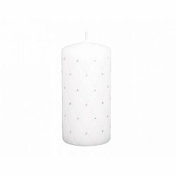 Dekorativní svíčka Florencia bílá, 14 cm