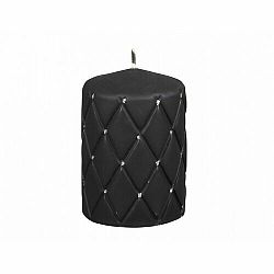 Dekorativní svíčka Florencia černá, 10 cm
