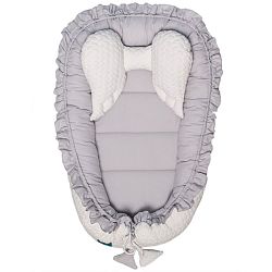 Luxusní hnízdečko pro miminko Belisima Králíček bílo-šedé 