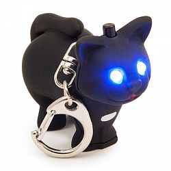 Přívěsek na klíče LED kočička