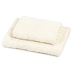 Trade Concept Sada Rio ručník a osuška krémová, 50 x 100 cm, 70 x 140 cm