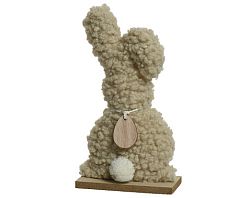 Velikonoční dekorace Plyšový zajíc, béžový